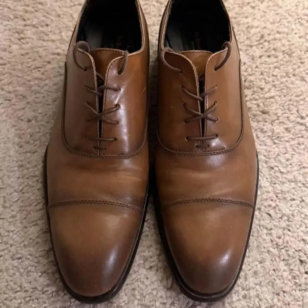 To Boot New York Firenza Cap Toe Oxford Dress Shoes Tan 11